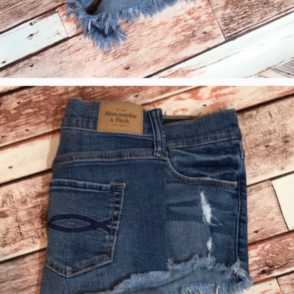 Abercrombie Jean girls shorts Sz 4